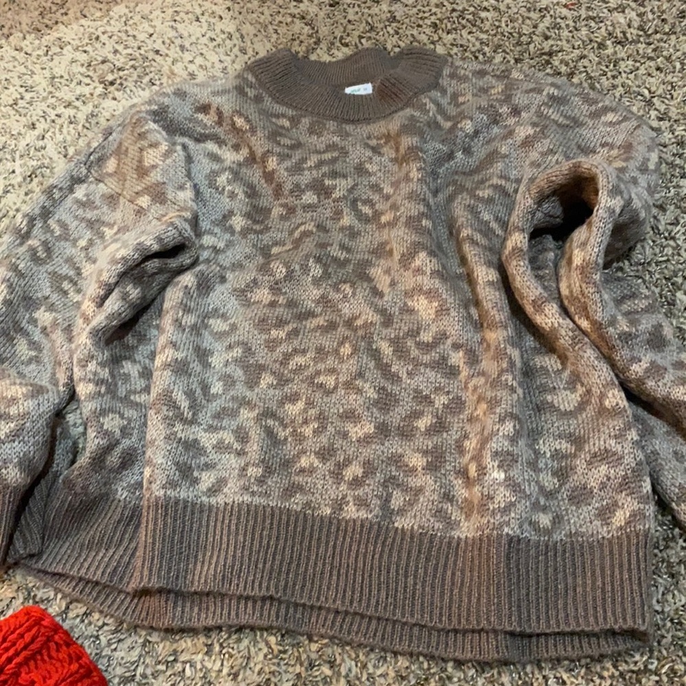 Aerie animal print sweater